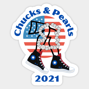 Chucks and Pearls, USA 2021 Sticker